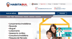 Desktop Screenshot of habitasulimoveis.com.br